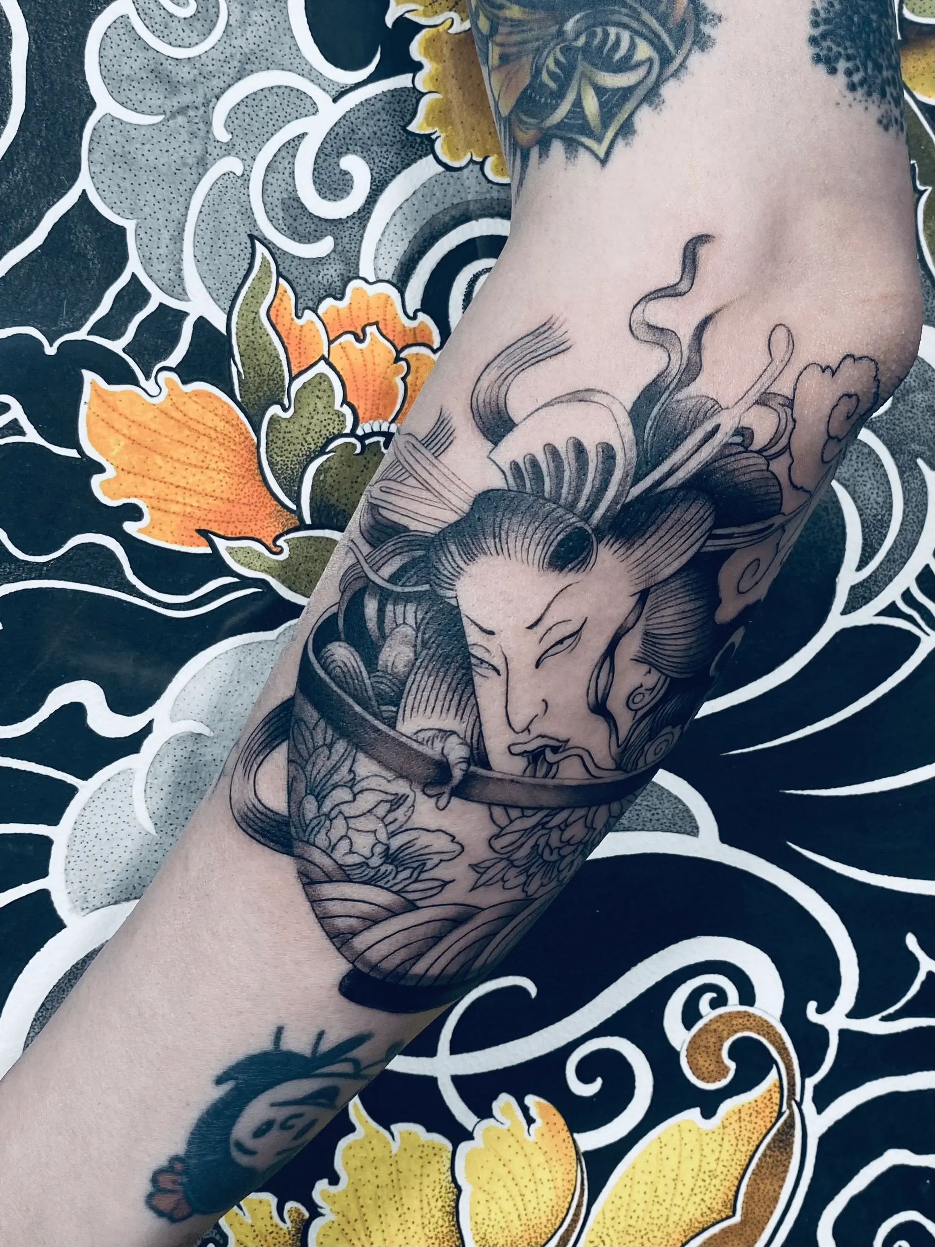 Tatuaje de Neoriental japonés