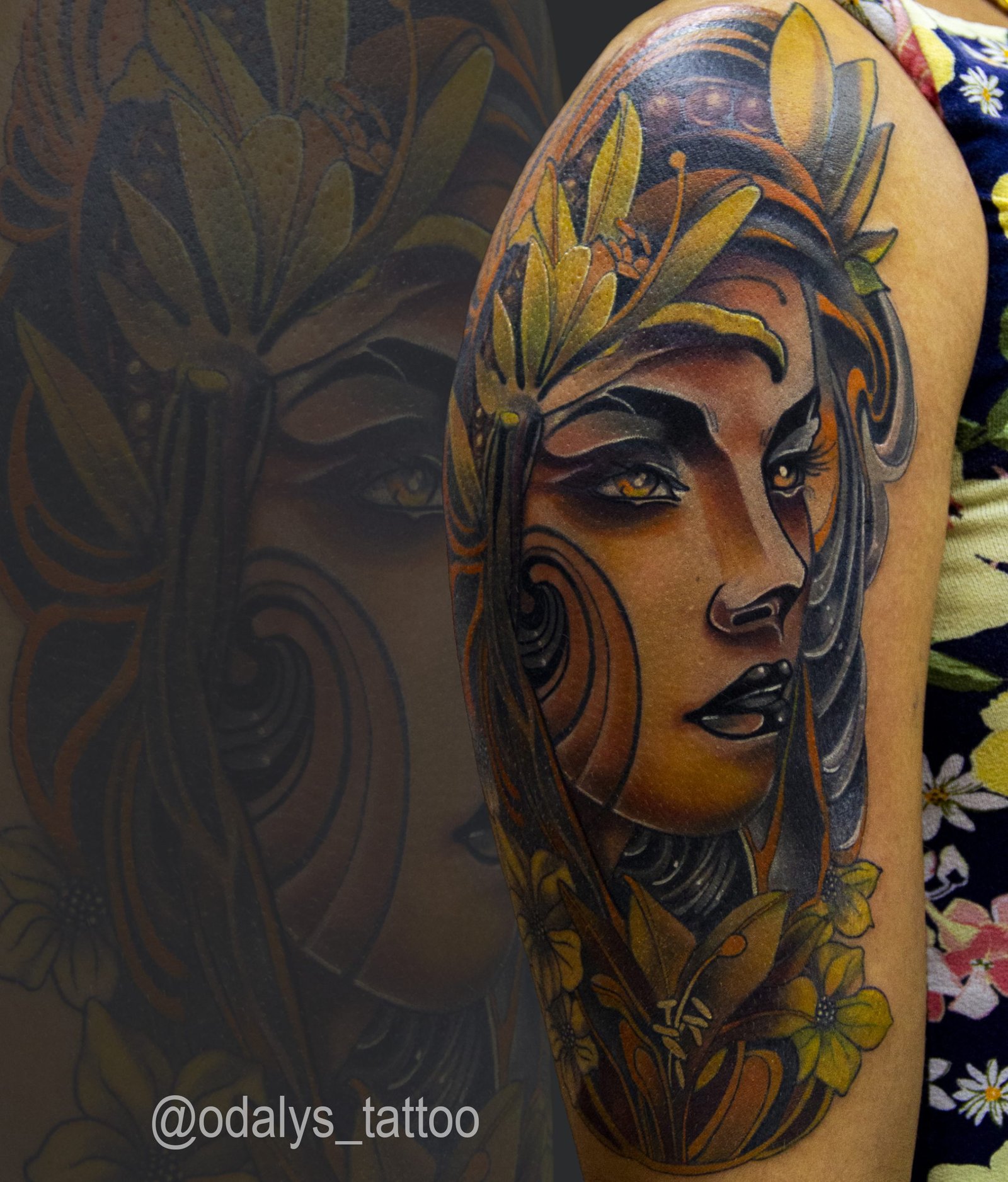 tattoo mujer color