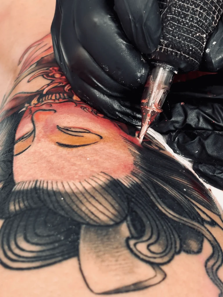 tatuaje estilo neoriental japonés